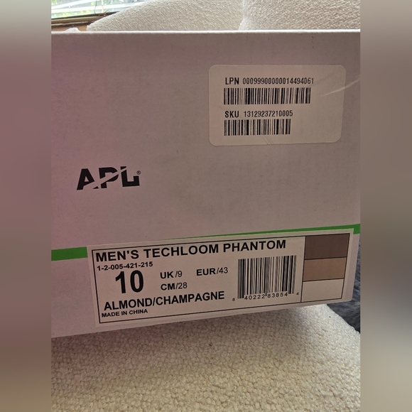 NIB! APL, Men's TechLoom Phantom, Almond/Champagne, Size 10, MSRP $206 - Picture 5 of 7